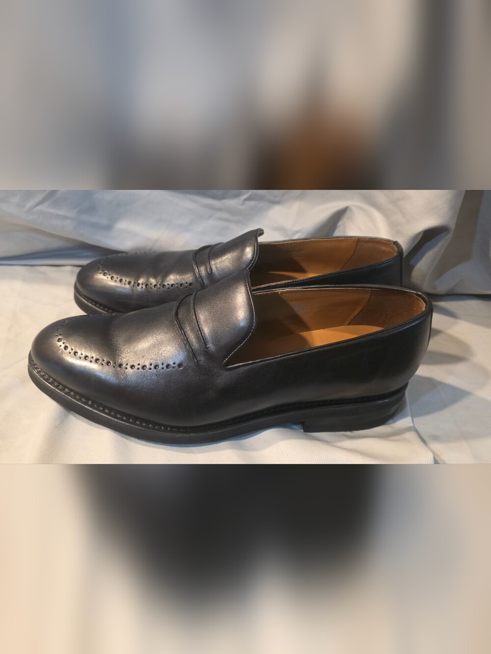 Allen Edmonds Dover Loafer Black Men Size 11D Preowned